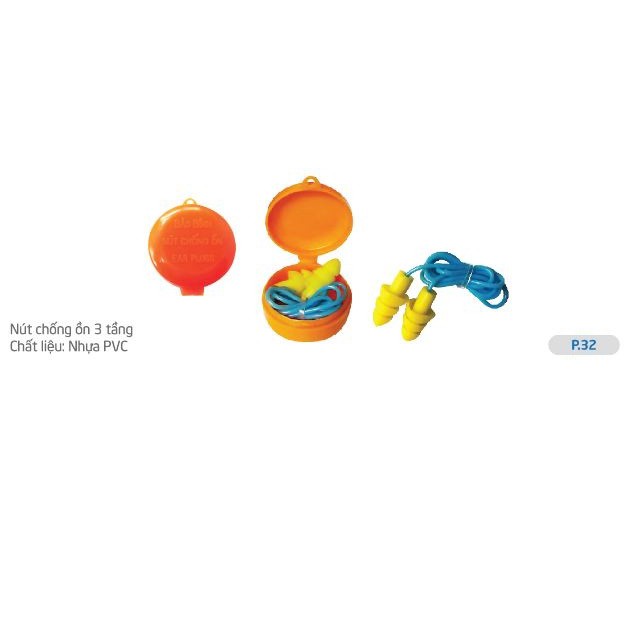 COMBO 10 CẶP NÚT CHỐNG ỒN BỊT TAI 3 TẦNG P32