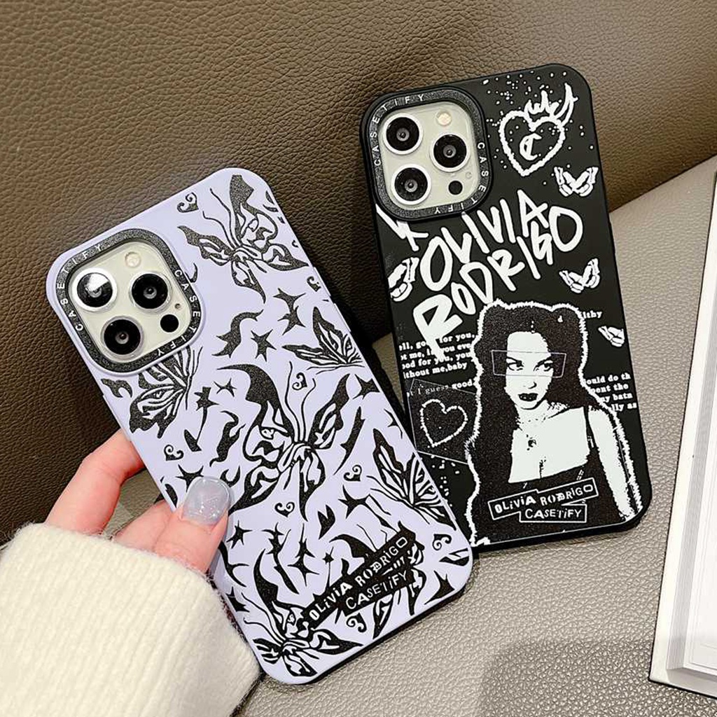 Ốp Điện Thoại TPU Mềm Chống Trầy Chống Rơi Họa Tiết Bươm Bướm Cho iPhone 14PM 11 13 Pro Max 12 Pro