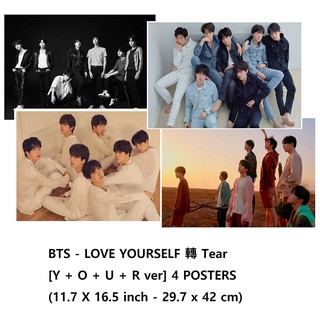 [ Poster BTS Off - Giá Hạt Dẻ ] Poster BTS Lov Yourself Tear