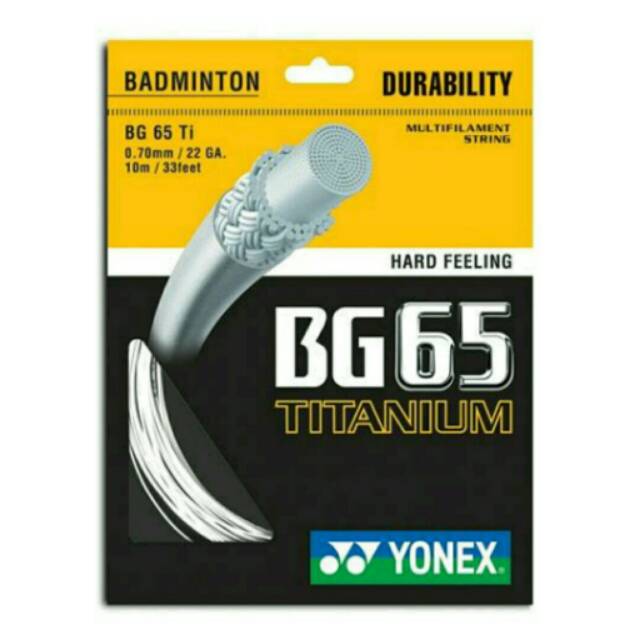 Dây Vợt Cầu Lông Yonex Bg 65 Ti / Titanium Chất Lượng Cao