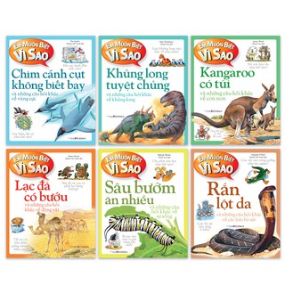 Sách - Combo 6 cuốn Em muốn biết vì sao chủ đề Thế giới động vật