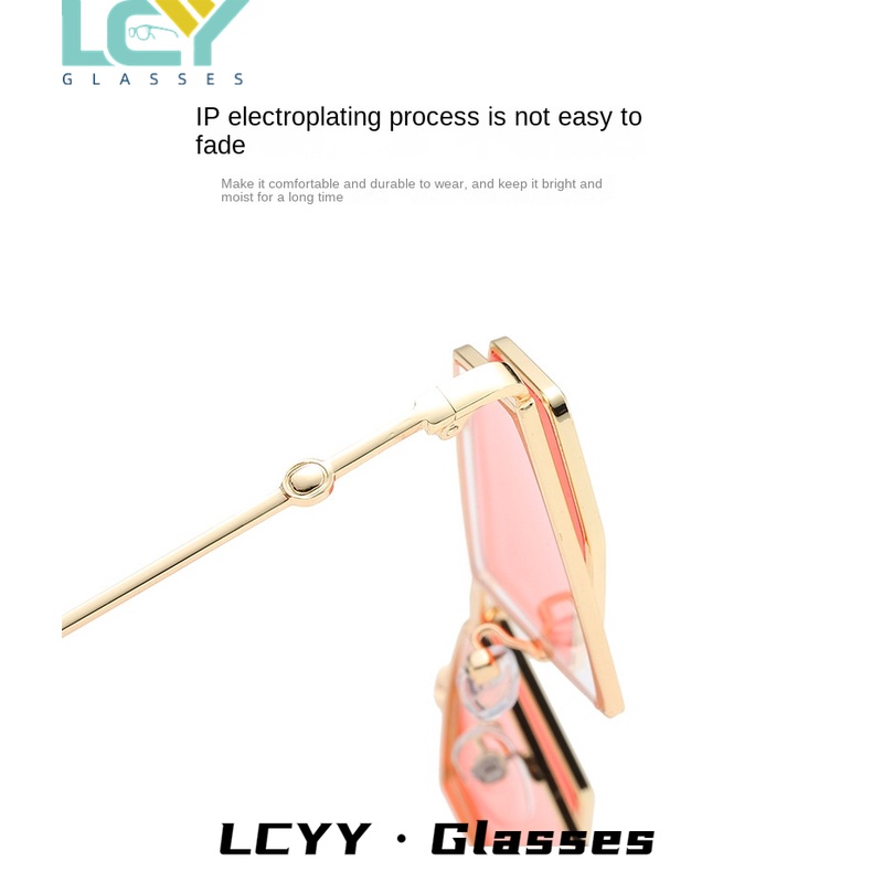 Kính Mát Mắt Mèo Gọng Kim Loại Lật Phong Cách Âu Mỹ Cá Tính Dành Cho Nữ 5293