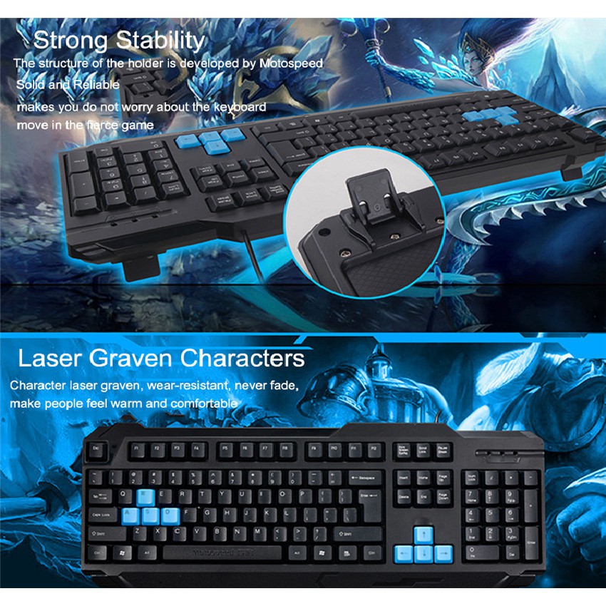 Bàn phím game thủ Motospeed K51 Gaming Keyboard