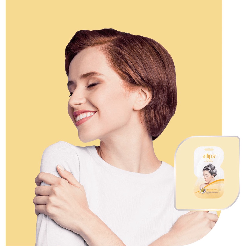 Kem Ủ Tóc Ellips Hair Mask Giúp Tóc Khỏe, Bóng Mượt, Phục Hồi Hư Tổn