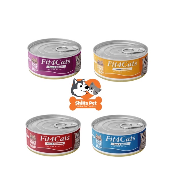 Pate lon Fit4cats cho mèo 160g