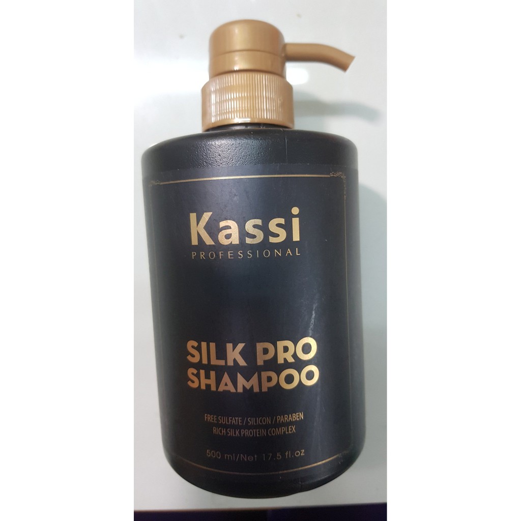 Dầu Gội Phục Hồi Kassi Silk Pro 500ml kella