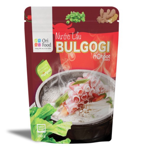 Gia Vị Nước Cốt Lẩu Bulgogi thanh ngọt Orifood (200g) Chế Biến Nhanh Dễ Bảo Quản