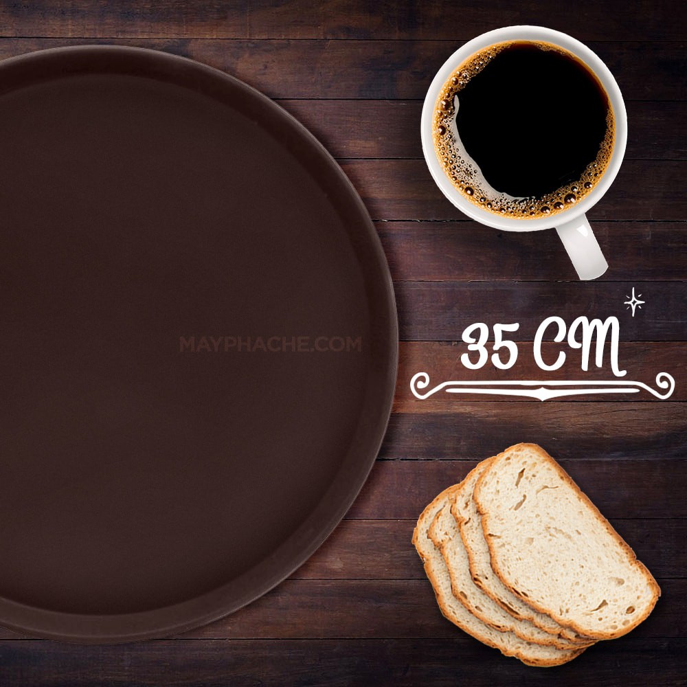 Khay phục vụ bàn - Khay bưng bê cao su chống trượt - Thiết bị máy móc pha chế