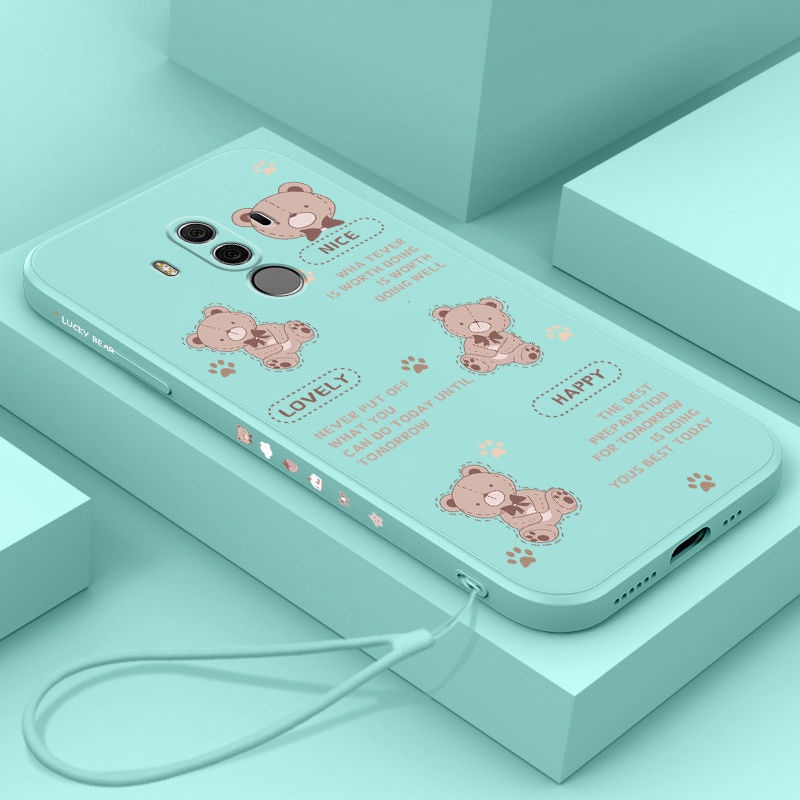 Ốp Điện Thoại Họa Tiết Gấu Dễ Thương Dành Cho Huawei mate 10 Huawei mate 10 Pro Huawei mate 20 Huawei mate 20X Huawei mate 20 Pro
