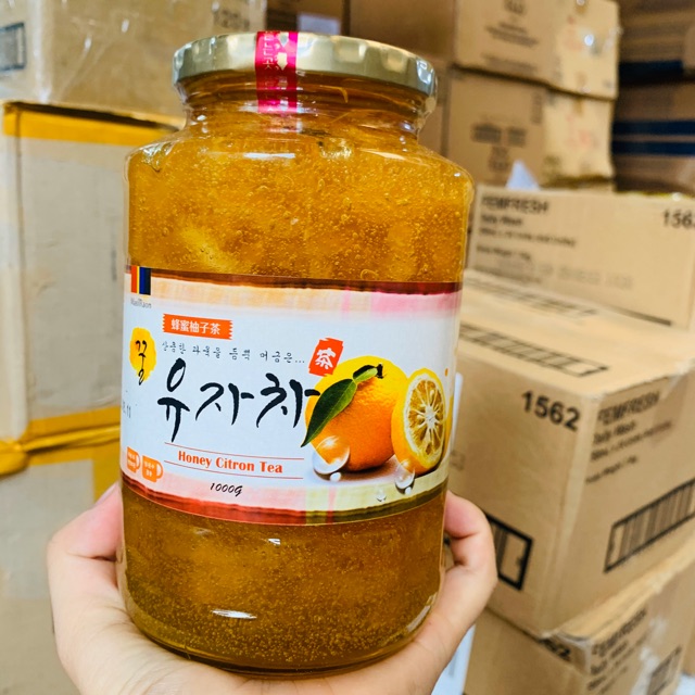 Mật ong chanh đào Hàn