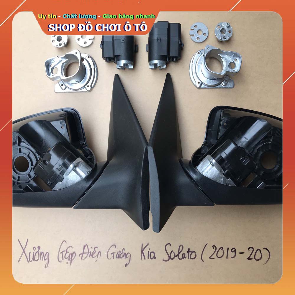 Mô tơ độ gập gương Kia Soluto, Khung xương gương Kia Soluto 2019-2020