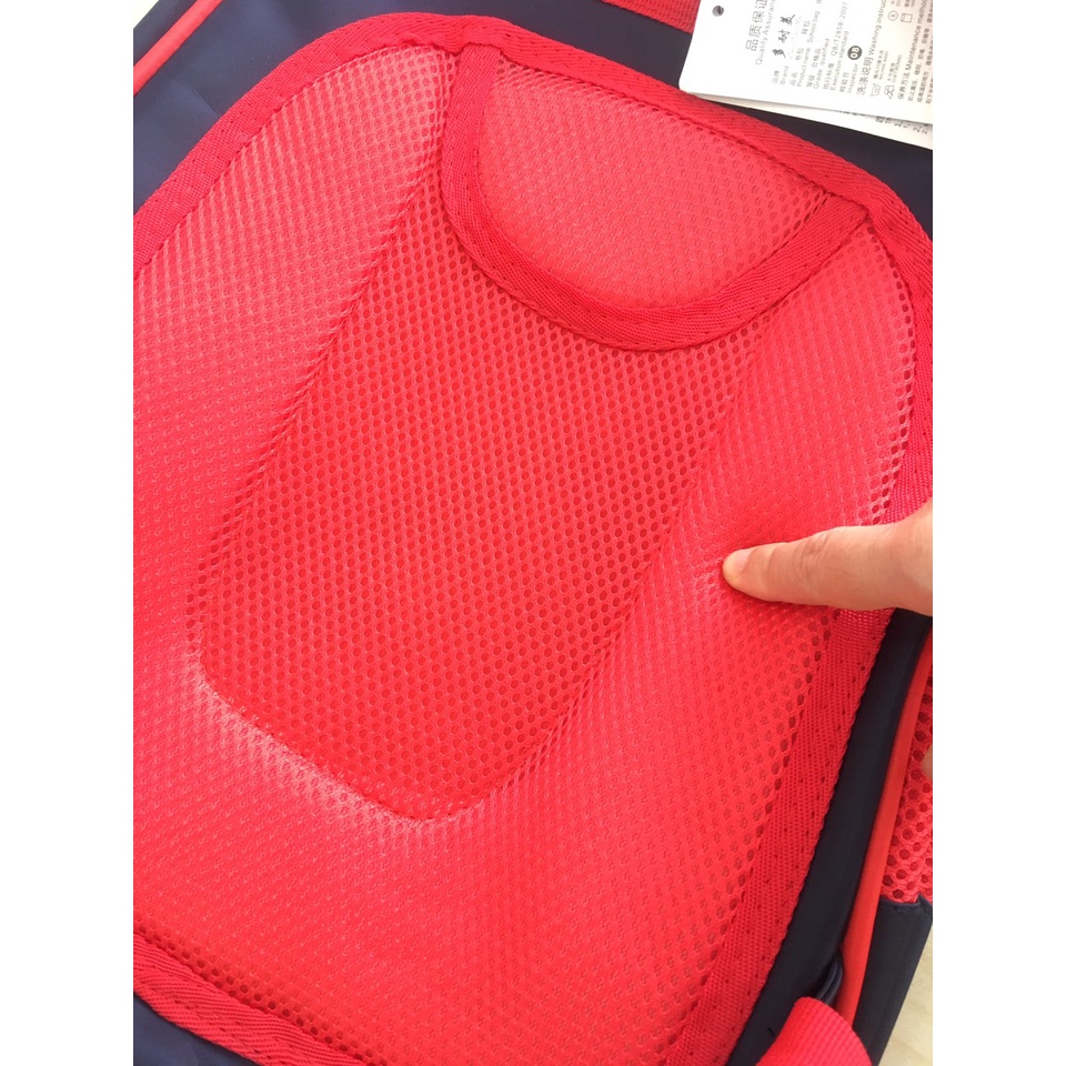 Balo cho bé trai đi học tiểu học in hình 3D người dơi ALIBABY TE7