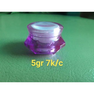 Hũ đựng kem face 5gr kim cương tím