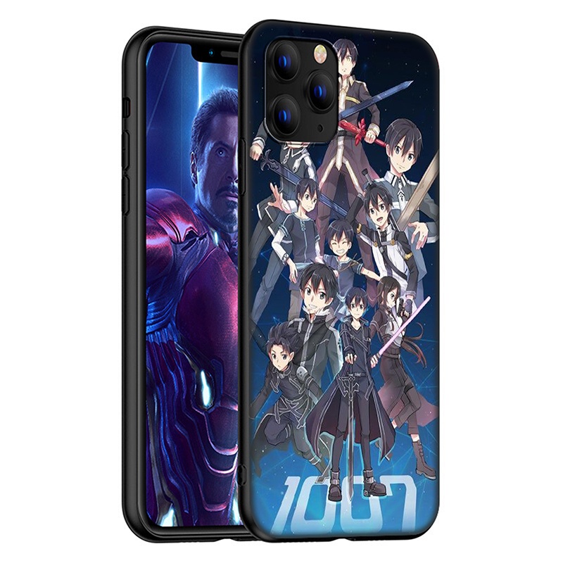 iPhone XR X Xs Max 7 8 6s 6 Plus 7+ 8+ 5 5s SE 2020 Soft Case 119LU Sword Art Online Casing