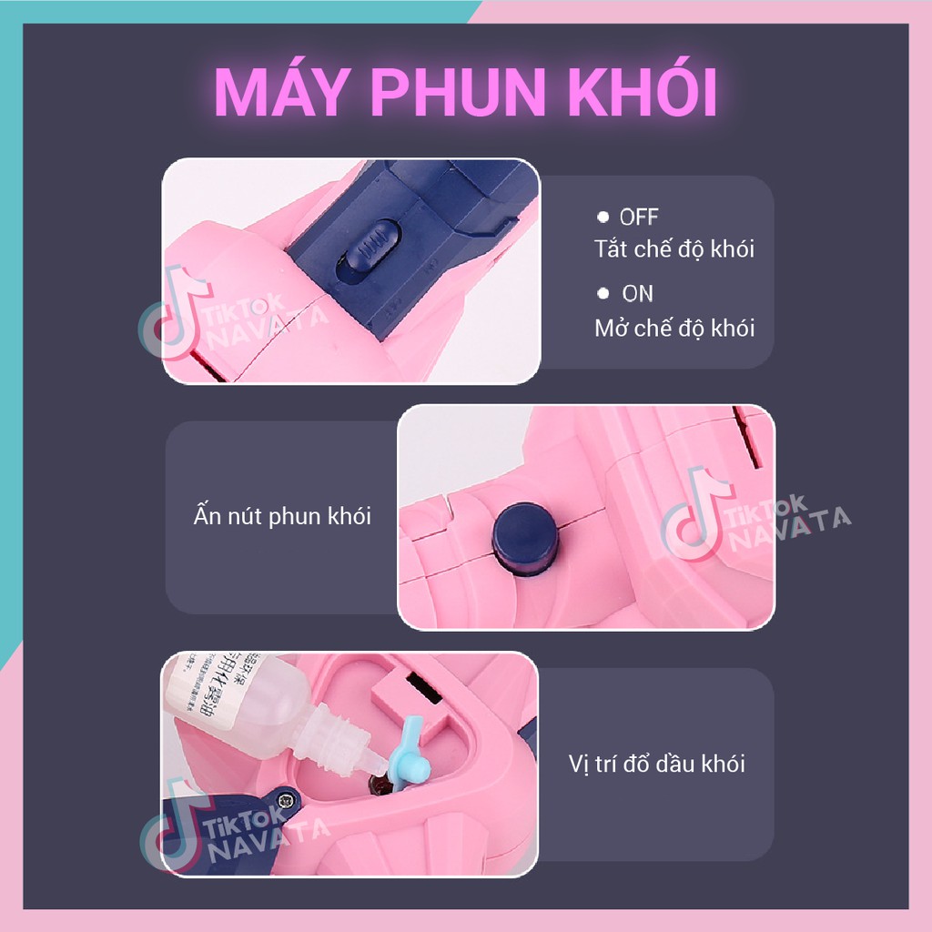 Máy phun khói cầm tay, phụ kiện hỗ trợ quay video TikTok tiện dụng | BigBuy360 - bigbuy360.vn