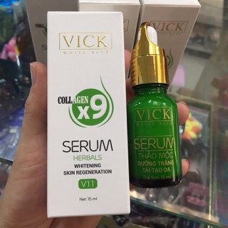 SERUM THẢO MỘC DƯỠNG TRẮNG TÁI TẠO DA VICK 20ML V11