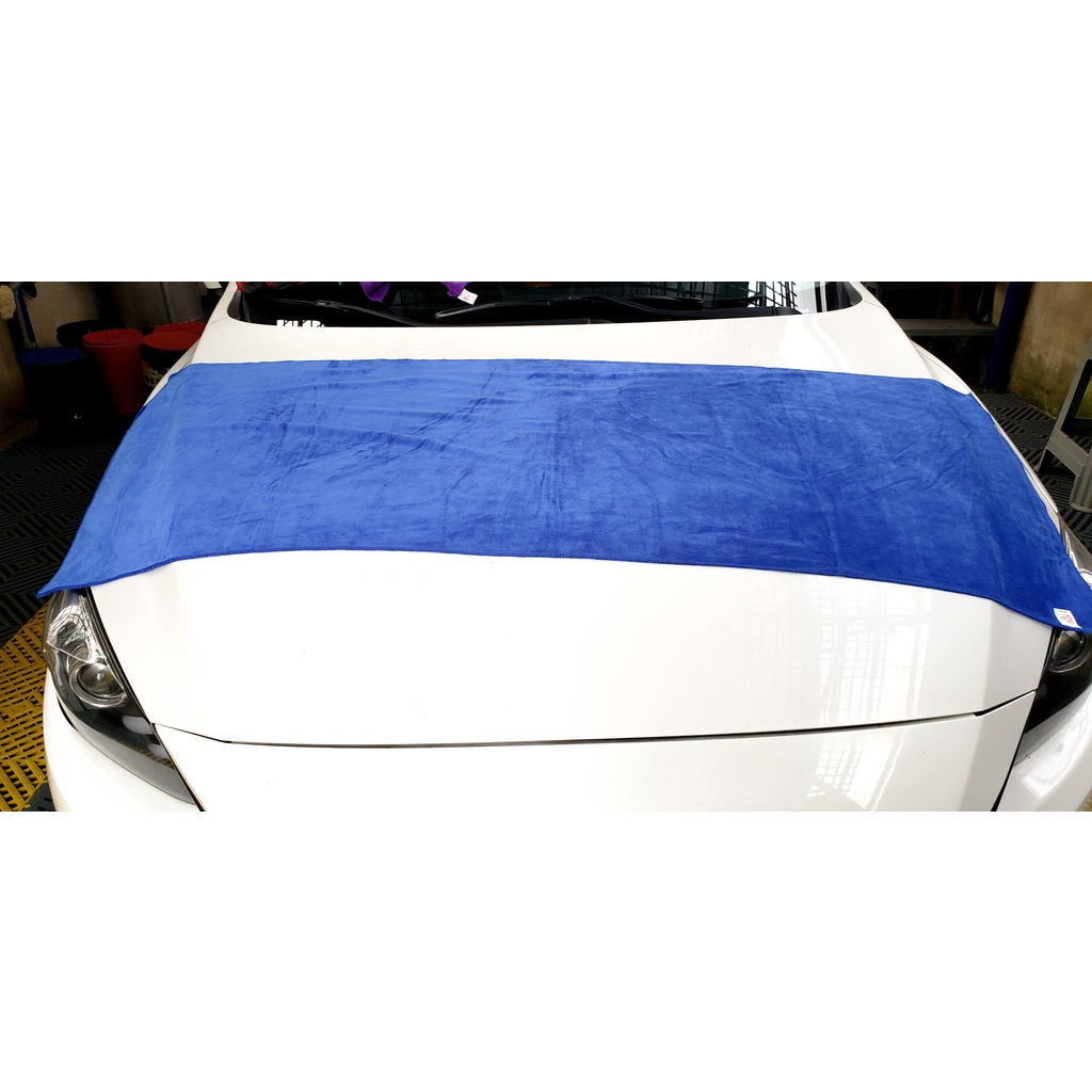 Khăn Lau Vỏ Xe 160x60cm Microfiber - siêu mềm mịn