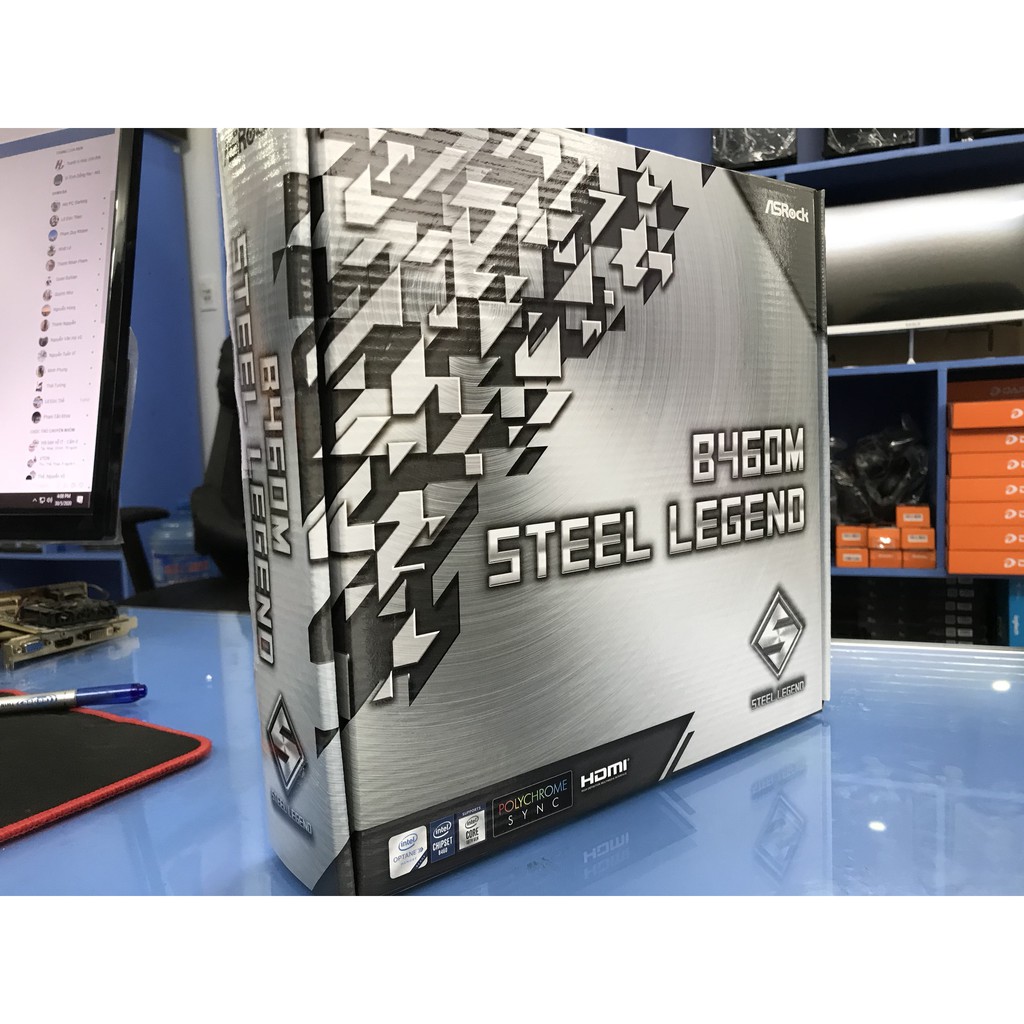 Bo mạch chính Mainboard ASROCK B460M Steel Legend