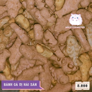 Bánh cá ăn vặt vị hải sản cho hamster