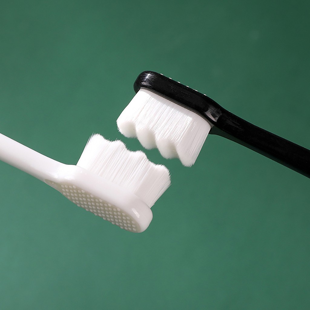 Bộ 2 bàn chải đánh răng MINI Soft Nhật Bản cao cấp 10.000 sợi lông siêu mịn mềm mại không đau nướu Phặn Phặn