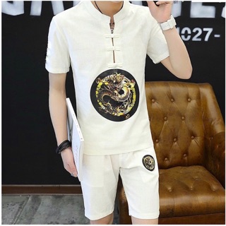 ĐỒ BỘ NAM RỒNG CỔ TÀU