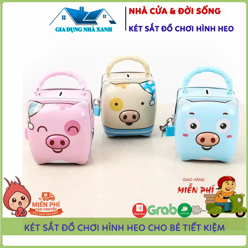 GD02 Đồ Chơi Két Sắt, Két Sắt Mini, Ống Heo Tiết Kiệm Mini Cho Bé Có Khóa Đáng Yêu, Món Quà Ý Nghĩa Mẹ Dành Cho Bé