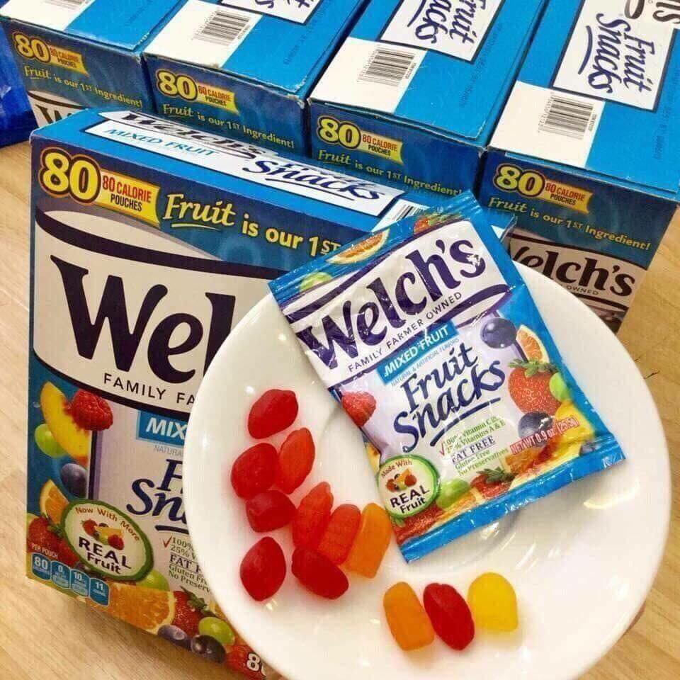 Combo kẹo dẻo trái cây Welch'S Fruit Snacks
