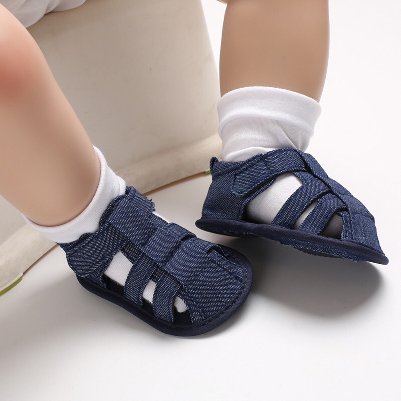 Giày Sandal Cho Bé  𝐅𝐑𝐄𝐄𝐒𝐇𝐈𝐏 Giày Tập Đi Chất Liệu Mềm Chống Trượt Đáng Yêu Cho Bé 0-18 Tháng Tuổi