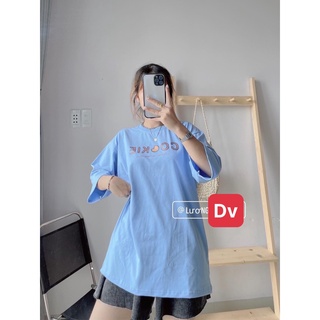 Áo thun, Áo phông in hình form thụng tay lỡ chất cotton đẹp