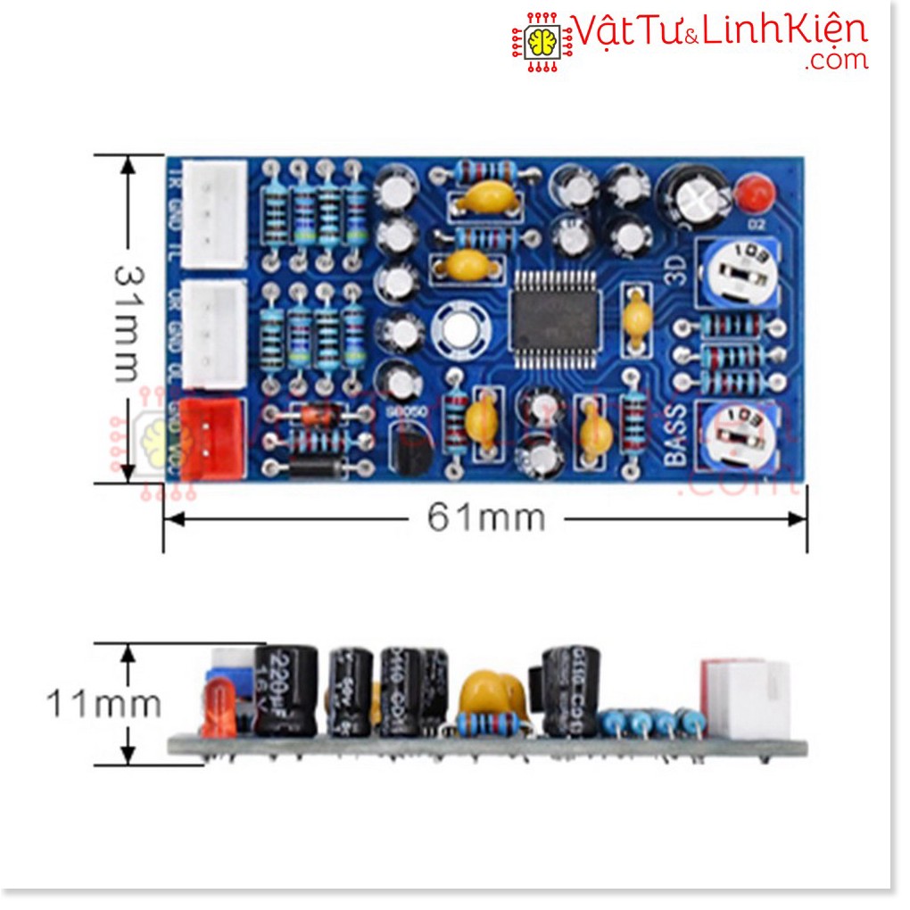 Mạch tiền khuếch đại Âm thanh 3D XH-A904