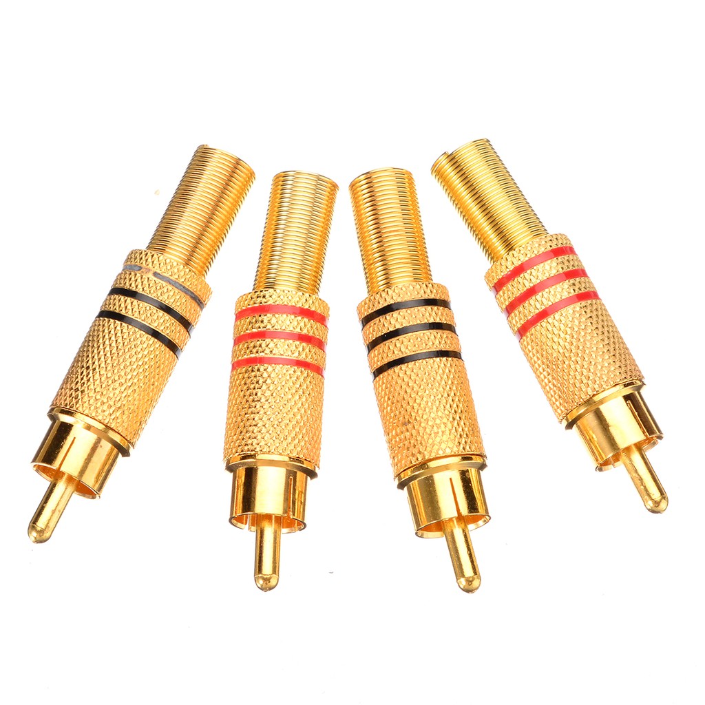 Đầu Nối RCA Mạ Vàng Chất Lượng Cao
