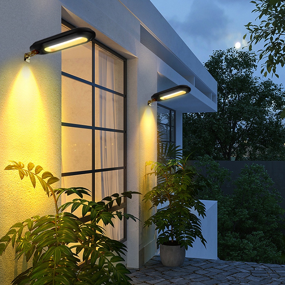 Đèn Led 18 Bóng Gắn Tường Sử Dụng Năng Lượng Mặt Trời Chống Thấm Nước Trang Trí Sân Vườn