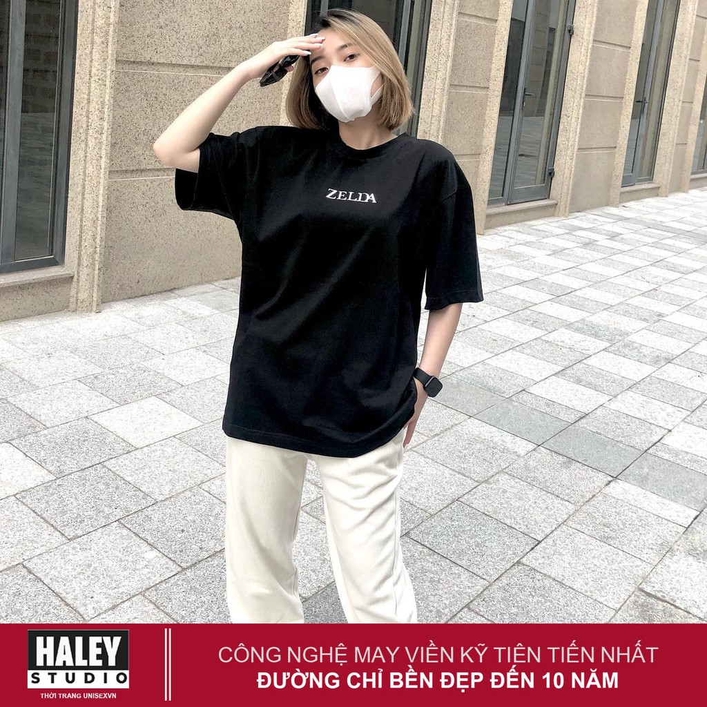 Áo Thun Unisex Tay Lỡ Form Rộng Nam Nữ ZELDA vải cotton phong cách Hàn Quốc TN576 Haley | BigBuy360 - bigbuy360.vn