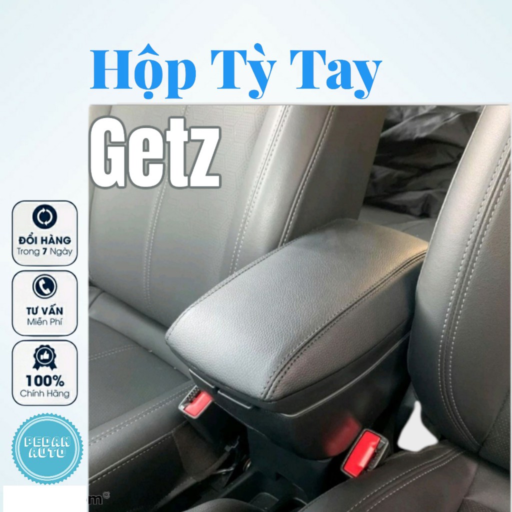 Hộp Tỳ Tay Cao Cấp Xe Hyundai Getz Màu Đen Mẫu M3 Có Cổng cắm USB tiện lợi kiểu dáng hiện đại, kích thước vừa vặn với xe