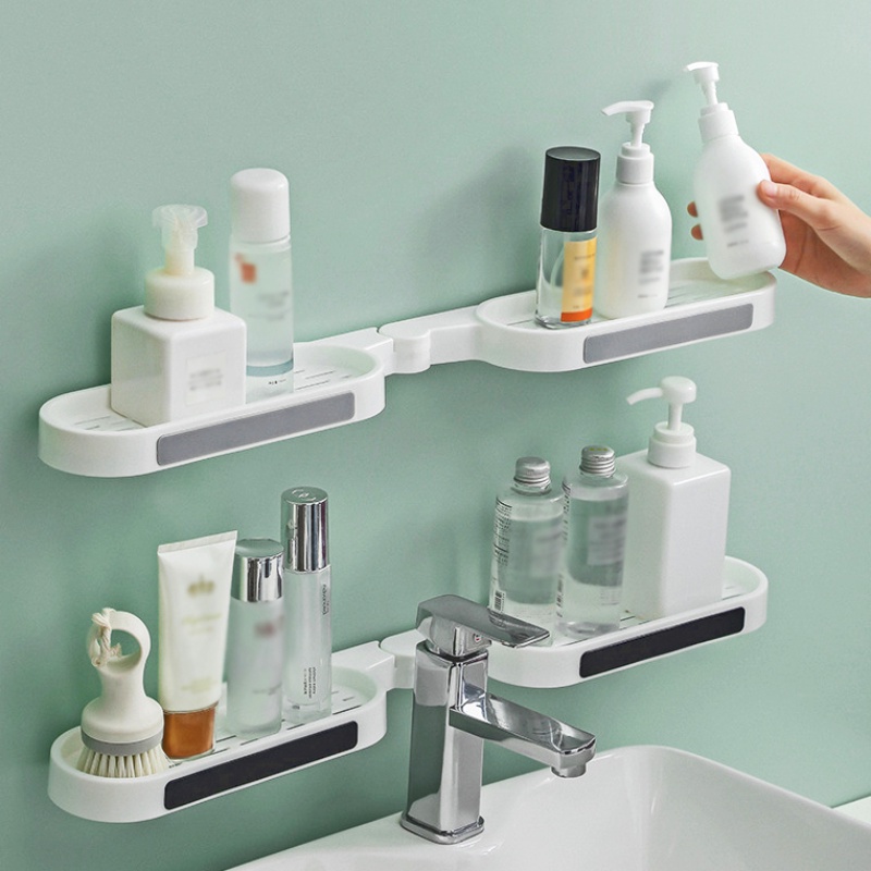Giá Đỡ Xà Phòng Gắn Tường Xoay 180 Độ Không Cần Đục Lỗ Có Thể Gập Gọn Cho Nhà Tắm