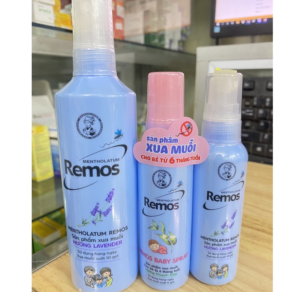 Xịt chống muỗi Remos Mentholatum