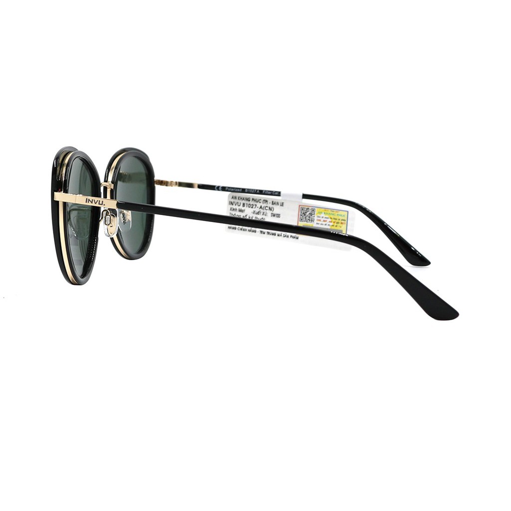 (Hàng chính hãng) Kính mát nam nữ Invu B1027 màu sắc thời trang, thiết kế dễ đeo bảo vệ mắt