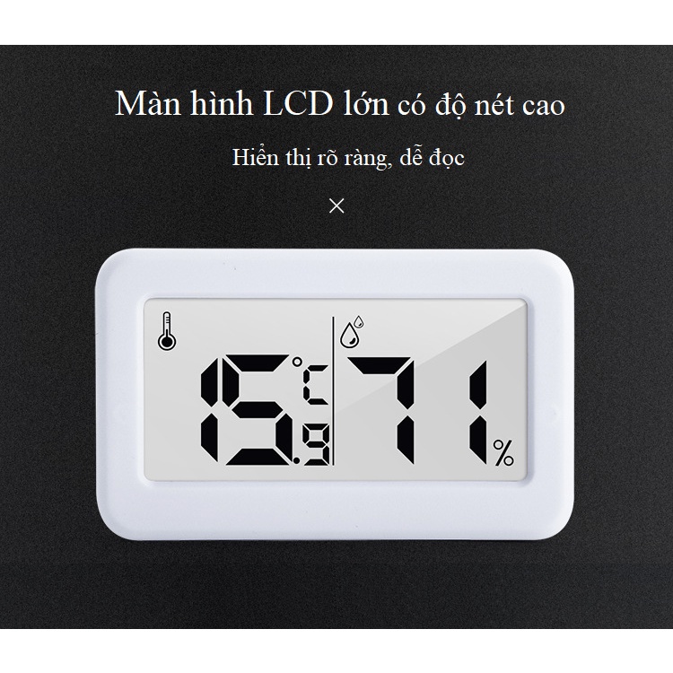 Nhiệt ẩm kế điện tử mini PD-WDJ-02 đo nhiệt độ độ ẩm