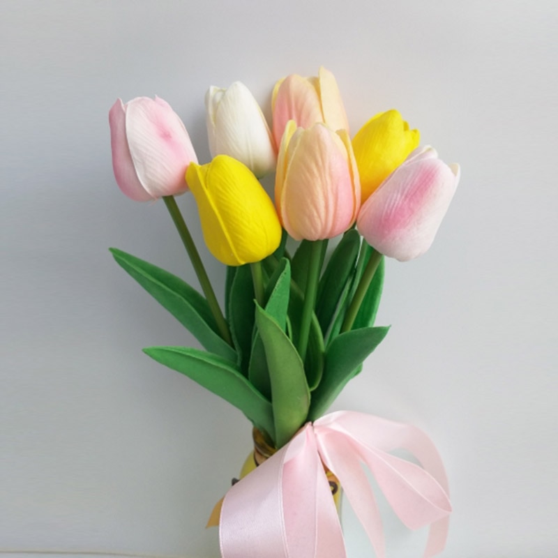 Hoa giả ❤️ Hoa tulip giả PU cao cấp ❤️ Hoa Decor trang trí nhà cửa Lizflower
