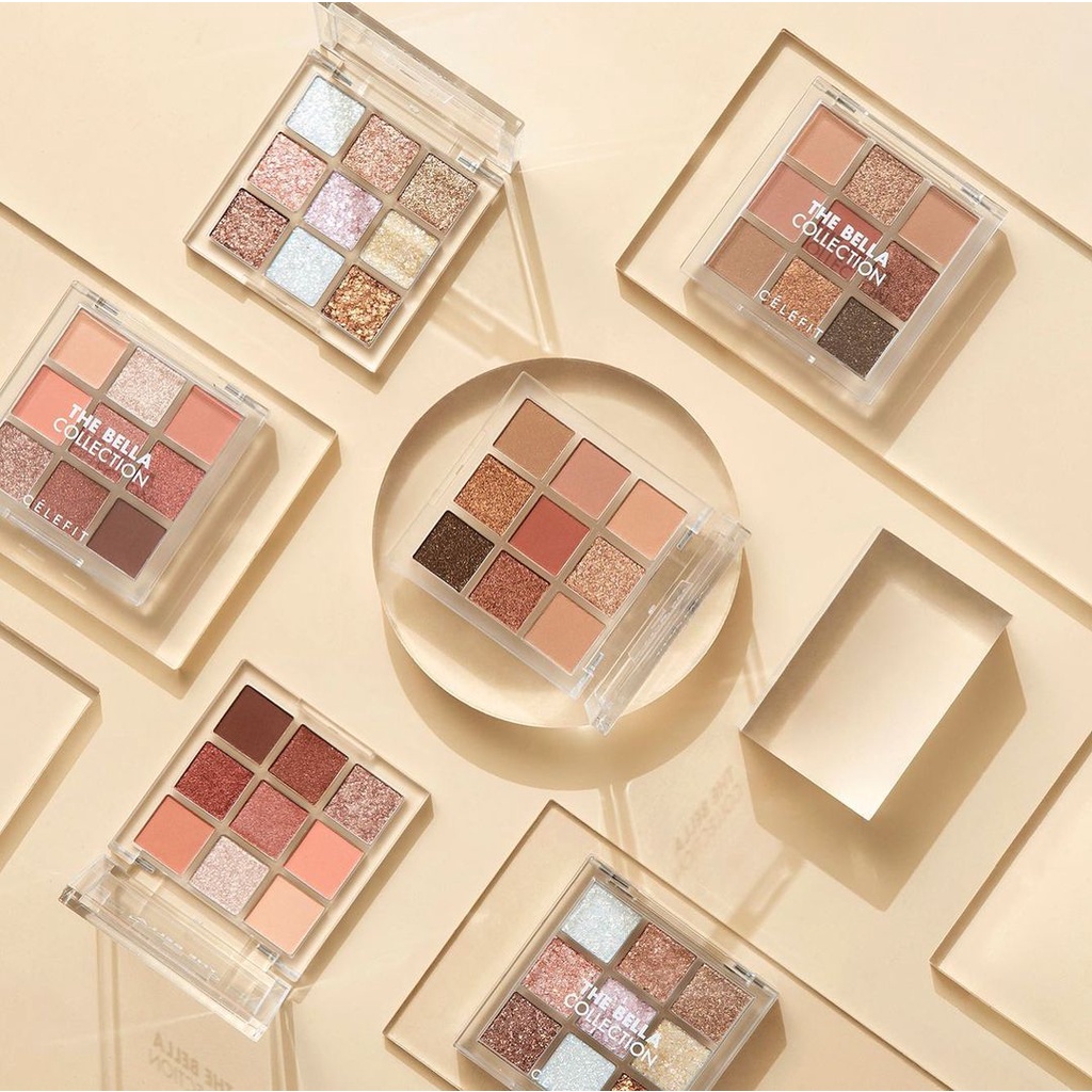 Bảng phấn mắt Celefit The Bella Collection mini 9 ô