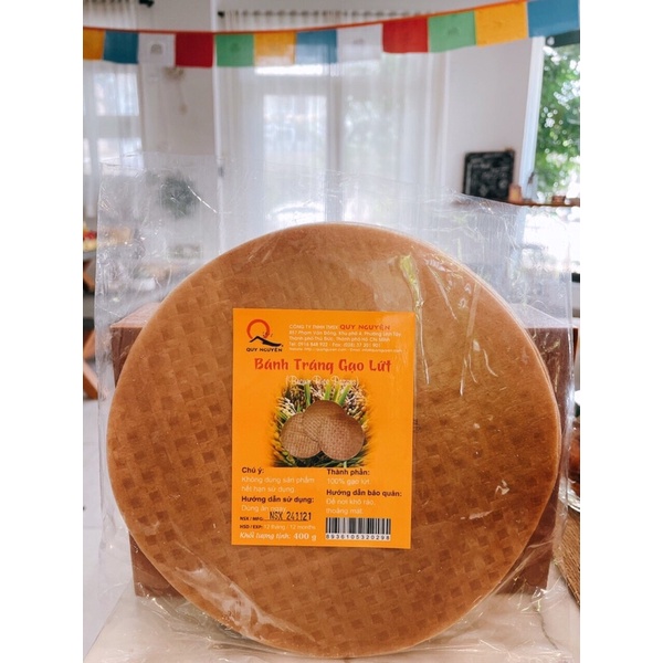 Bánh tráng lứt Quy Nguyên 400gram