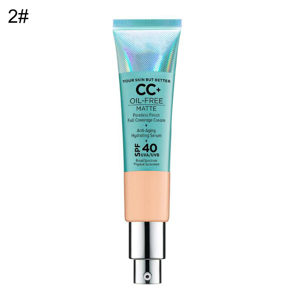 CODseller Moisturizing Brightening Concealer CC Cream Facial Liquid Foundation Cosmetic