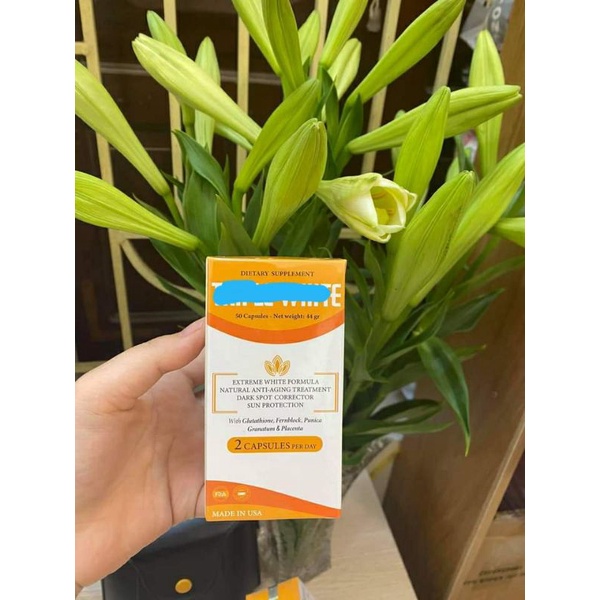 Viên uống Trắng da