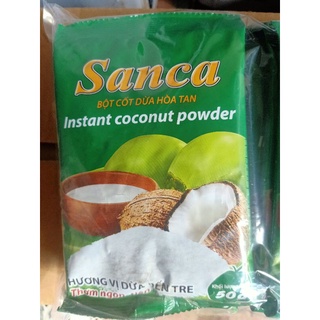 Bột cốt dừa hòa tan Sanca gói 50gr