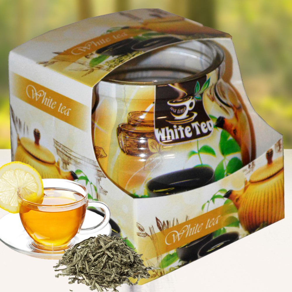 Ly nến thơm cao cấp Admit White Tea 85g hương trà trắng - Không gây độc hại, đảm bảo an toàn sức khỏe
