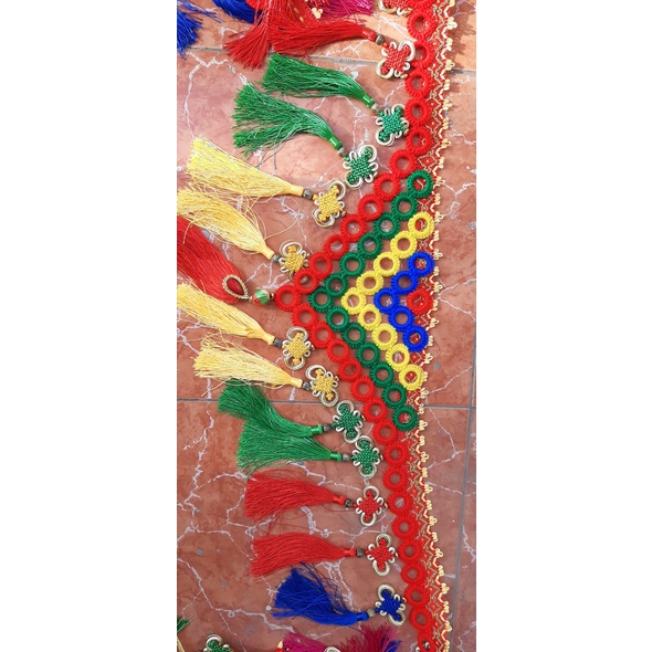 Rèm thổ cẩm trang trí đẹp mê ly