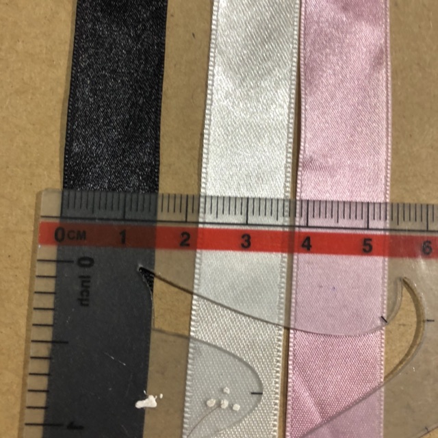 V5B- Dây ruy băng ribon bản to nhiều màu diy cổ áo búp bê