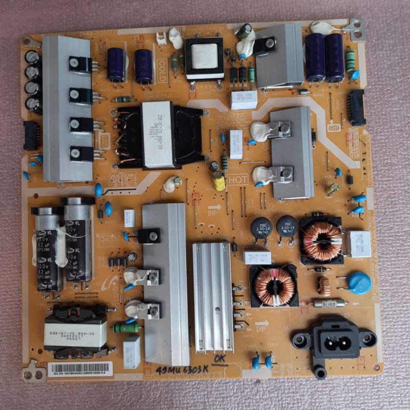 Bo mạch tivi Samsung 49MU6303,xử lý tv,khiển,nguồn,main chủ, chính, mắt nhận, wifi, cáp.