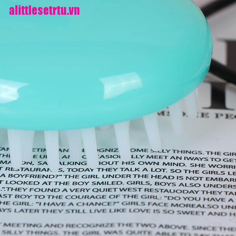 Lược Silicone Cầm Tay Mini Mát Xa Da Đầu Tiện Dụng
