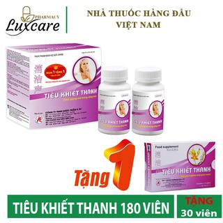 Tiêu Khiết Thanh Lọ 180 Viên - TẶNG KÈM NGAY 1 HỘP 30 VIÊN